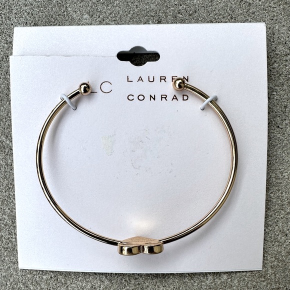 Heart Cuff Bracelet by Lauren Conrad NWT - Picture 3 of 8